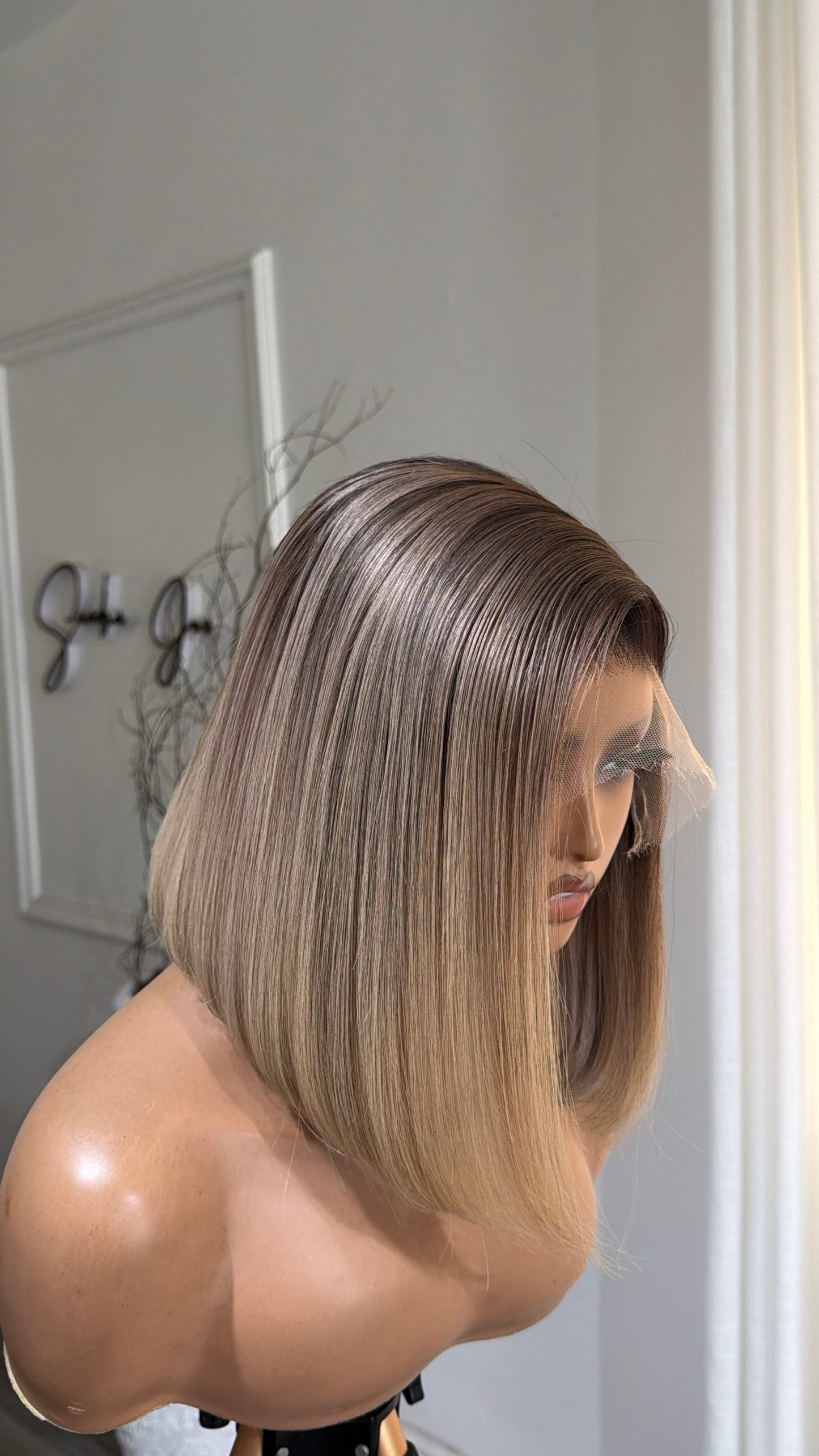 Latte Blonde Bob