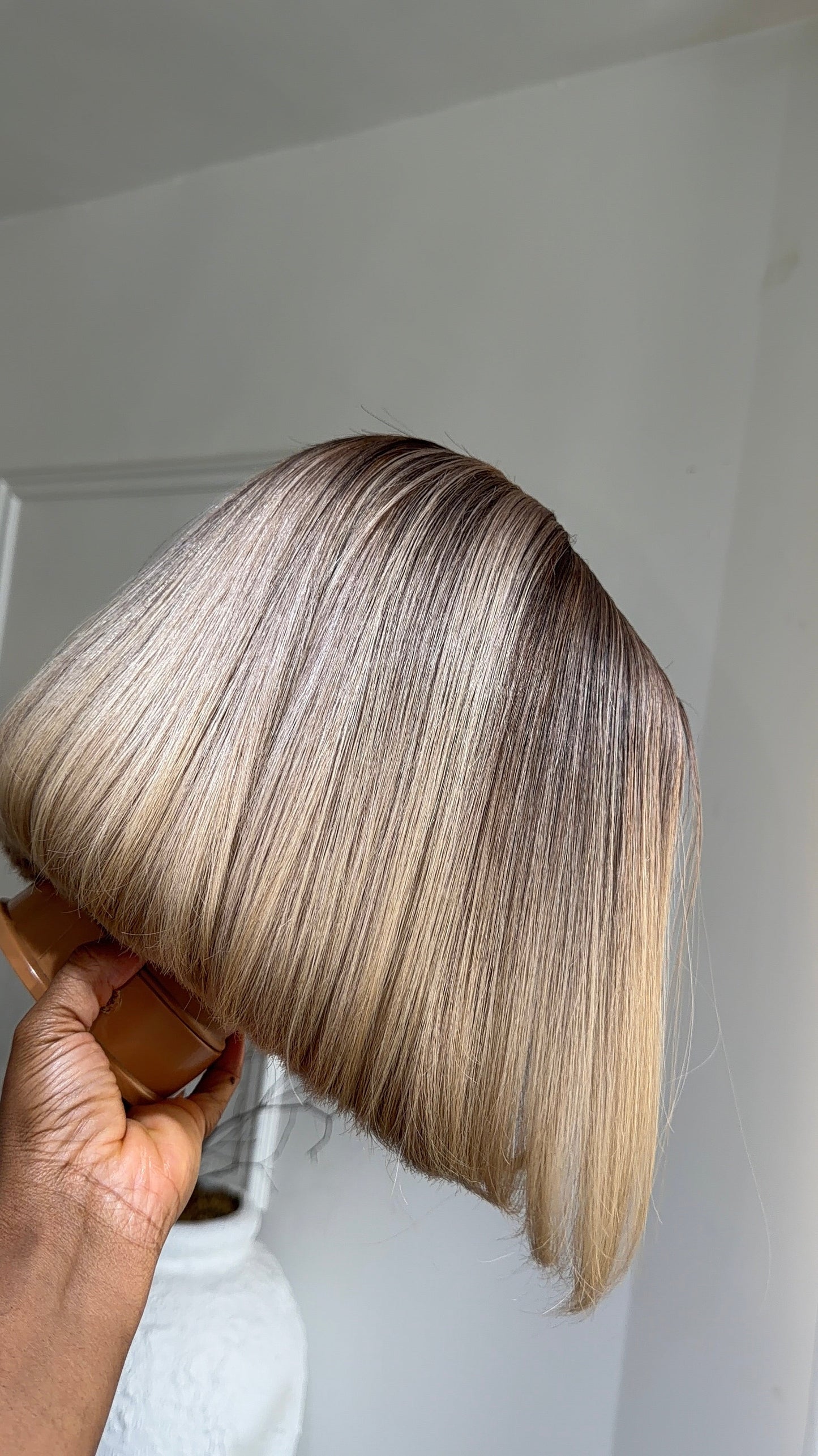 Latte Blonde Bob