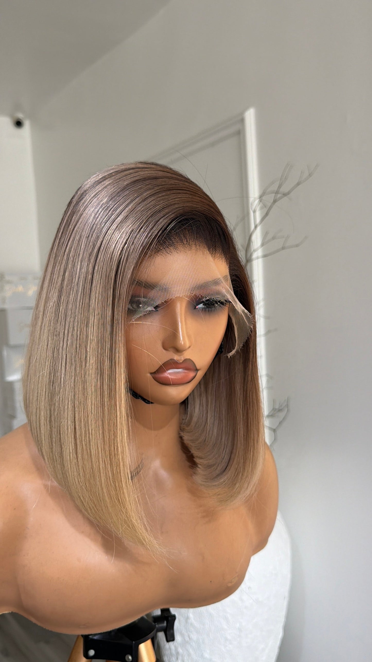 Latte Blonde Bob