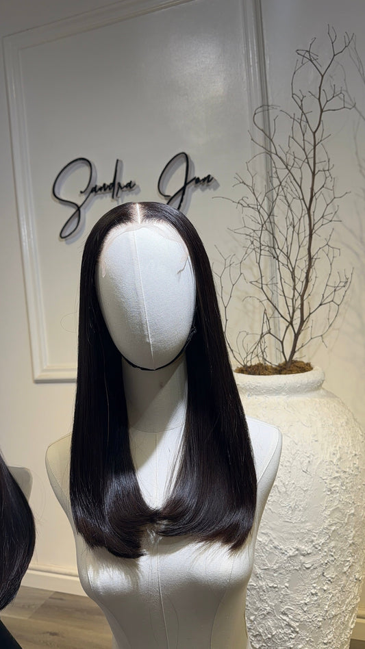Thick Strands Straight Wig| 16/18 Inches| 6x6 HD Lace Closure 300g