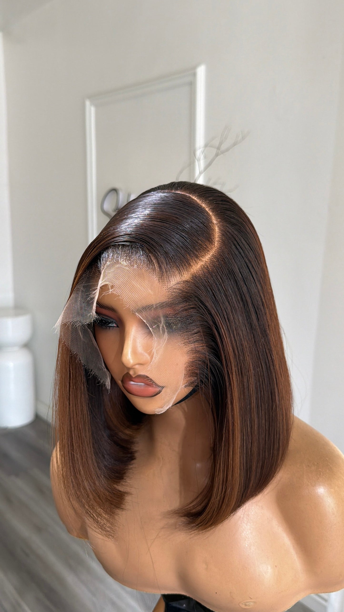 Brown Mix Bob Wig